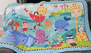 Fisher Price Baby Activity Blanket  Multicolored 38" x 56" - Picture 1 of 9