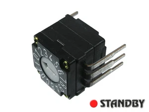1pc 07-2153 ELMA Switch rotary with HEX-code, high quality - Bild 1 von 2