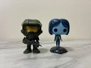 Funko Pop Halo Master Chief 03 & Cortana 06 - Picture 1 of 6