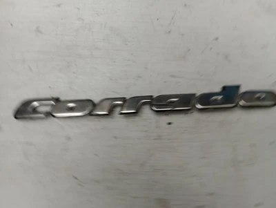 INSIGNIA GUIÓN TRASERO VW CORRADO EN PLATA/CROMO GENUINO VR6 16V 8V G60 535853687 Foto 1 de 4