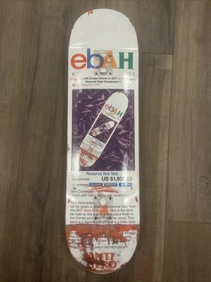 Cubierta de monopatín antihéroe Jeff Grosso Ebah SUPER RARA Foto 1 de 4