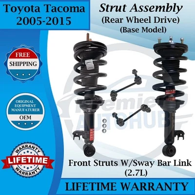 Puntales delanteros Monroe OEM con barra estabilizadora para Toyota Tacoma 2005-2015 2x2 de por vida Wa. Foto 1 de 4