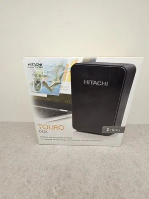 Hitachi 3.5" Touro Desk Portable External Hard Drive 1TB For PC, Laptop - Image 1 of 4