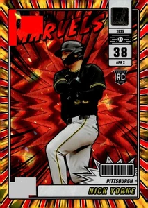 2025 Donruss #6 Nick Yorke Diamond Marvels Red Xplosion #/99 - Bild 1 von 2