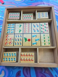 J Blokland Holland Wood PUZZLE VINTAGE - Matching Game Complete in Original Box - Picture 1 of 4