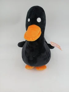 Nudel und Brötchen Ente Plüschtier Polykatze Animation schwarz orange 8 Zoll Stofftier - Bild 1 von 9