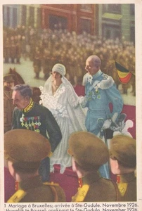 QUEEN ASTRID #1 belgium CHOCOLATE cote d'or AD CARD 1930's -  ROYALTY VINTAGE - Picture 1 of 2