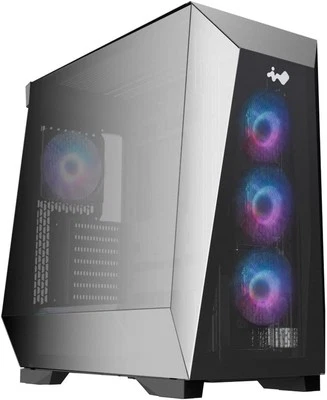 InWin Prism IW-CS-PRISMBLK-4VX120 Mid Tower ATX Gaming Chassis - Image 1 of 4