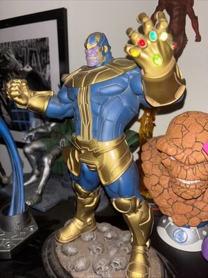Kotobukiya Marvel Thanos Infinity Gauntlet Fine Art Statue, Box And Shipper - Image 1 of 3