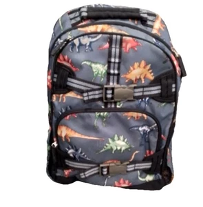 Mochila escolar Pottery Barn para niños azul con estampado de dinosaurios paquete de viaje para niños - Imagen 1 de 14