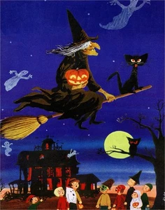 Witch Way Up (363 Piece Halloween Wooden Jigsaw Puzzle) - Picture 1 of 7