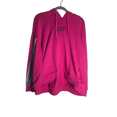 Tommy Hilfiger Deportivo Para Mujer 3XL Rosa Sudadera con Capucha Suéter Rayas Universitario Talla Grande Foto 1 de 4