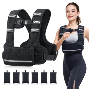 Weighted Vest for Women Men, 4-10lb/11-20lb/20-32lb Curve-Fit Ergonomic Desig... - Bild 1 von 8