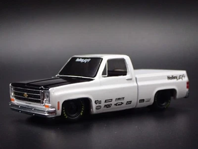 1978 78 CHEVY Chevrolet Silverado Squarebody Camion Bianco 1/64 Modellino Auto - Immagine 1 di 4