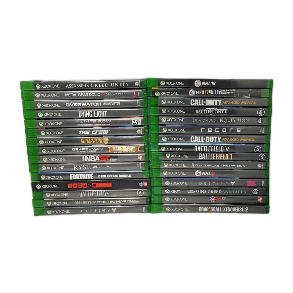 Lot Of 30 Assorted Microsoft Xbox One Original Video Games Assorted 30 Units - Image 1 of 4