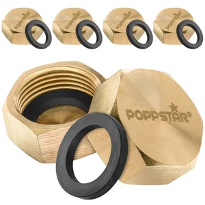 6x Blindstopfen IG 3/4" (24,1mm), Sechskant, 6 Dichtringe - Bild 1 von 6