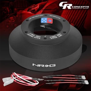 NRG STEERING WHEEL 6-HOLE SHORT HUB ADAPTOR W/ SRS RESISTOR FOR S2000 PRELUDE - Imagen 1 de 1
