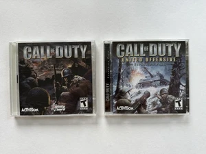 Call of Duty & United Offensive Expansion Pack CD-ROM for PC Orignal Releases - Picture 1 of 6