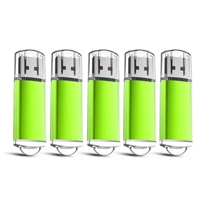 5x USB Stick 2.0 Grün Memory Speicherstick Speichermedien Flash Drive USB 2 GB - Bild 1 von 7