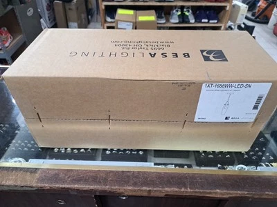 Besa Lighting 1XT-1688WW-LED-SN Willow LED Satin Nickel Pendant Ceiling Light - Image 1 of 4