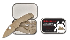 SPYDERCO Knives C230 Lil' Native Wooden Knife Making Kit WDKIT2 - Picture 1 of 1