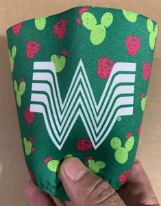 Botella de bebida Whataburger coleccionable Koozie rara promoción espinosa limitada - Imagen 1 de 5