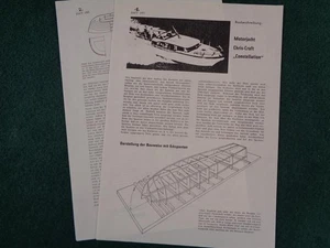 Bauplan , Motorjacht Chris - Craft , Constellation , 1960/61 - Bild 1 von 2