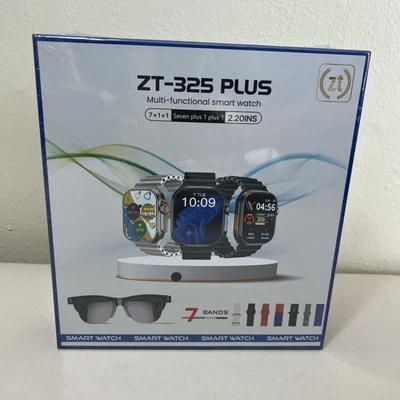 Multi Functional Smart Watch With 7 Bands And Smart Glasses - Image 1 of 4