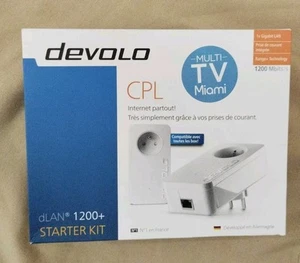 CPL DEVOLO 1200 GIGA MULTIPLIER L'ETHERNET DANS LA 🏠 GRÂCE À VOTRE BOX 🔌 PRISE - Photo 1/13