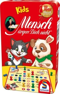 Schmidt Spiele SSP51273 Mensch Ärger Dich Nicht Kids Metal Dose Gioco da T - Foto 1 di 4