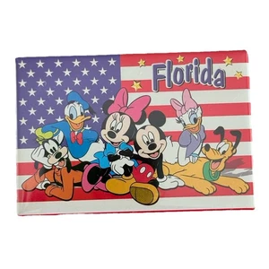 Vintage USA FLAG American Disney Florida Fridge magnet Souvenir Mickey Mouse B16 - Picture 1 of 4