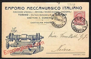 ai8772 - STORIA POSTALE - Torino - Emporio Meccanurgico Italiano - Picture 1 of 1