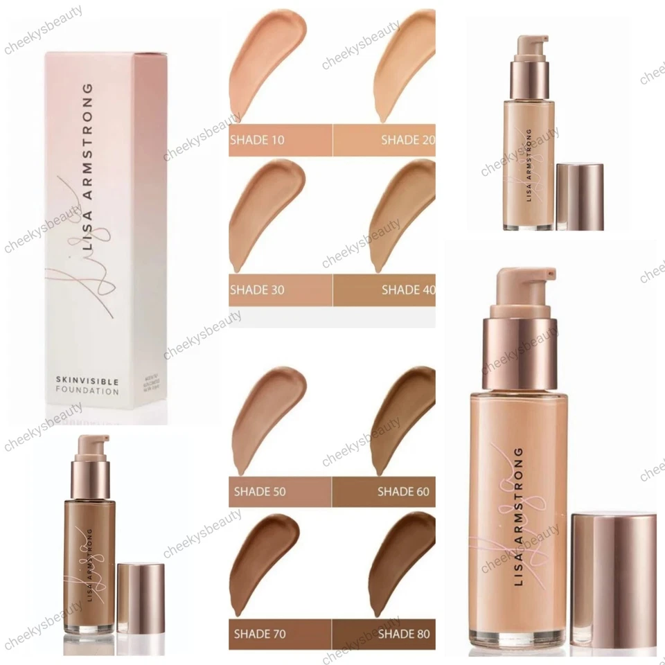 Avon Lisa Armstrong Skinvisible Foundation 30ml - Assorted Shades - New & Boxed - Image 1 of 4
