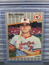 1989 Fleer Bill Ripken FF Error Card Not Covered Rookie 616 Baltimore Orioles