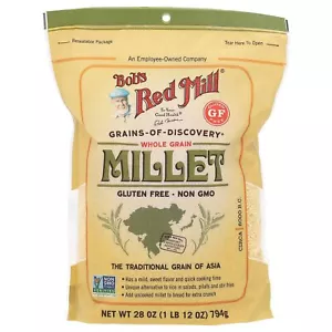 Millet, Whole Grain, Gluten Free, 28 oz (794 g) - Picture 1 of 2