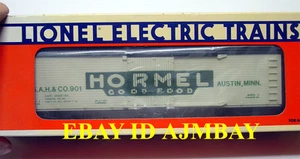 LIONEL 19421 HIRSCH BROTHERS VAT CAR, 19532 HORMEL & 16807 HEINZ REEFER CAR NIB - Picture 1 of 3
