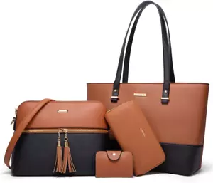 Women Fashion Handbags Wallet Tote Bag Shoulder Bag Top Handle Satchel Purse ... - Picture 1 of 1