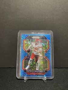 2021 NFL Prizm No Huddle Patrick Mahomes Blue Disco #190 /79 - Picture 1 of 2