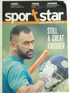 INDIA MAGAZINE THE SPORTSTAR 2016 M.S. DHONI STILL A GREAT FINISHER, CARLOS FOOT - Picture 1 of 8