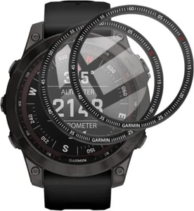 2 x For Garmin Fenix 7X Smart Watch 3D Full coverage Screen Protector Cover - Picture 1 of 10