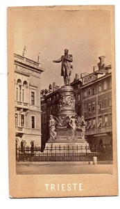ftg 63 1890 circa -Foto - Trieste Monumento a Massimiliano in Piazza Giuseppina - Imagen 1 de 1