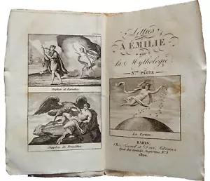 Mystère. C.A Demoustier. Lettres à Émilie sur la mythologie. 1818 - Picture 1 of 6