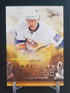 2010-11 UPPER DECK ARTIFACTS NINO NIEDERREITER ROOKIE SILVER RED-219 #ed /699