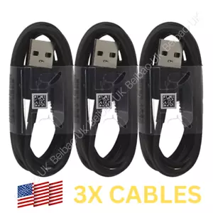 3-Pack 4ft USB Type C Cable Fast Charging Cord For Samsung S9 Android LG Charger - Picture 1 of 11
