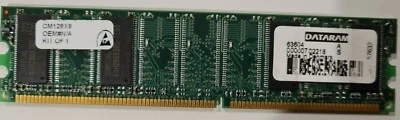  DTM63604 Dataram 128MB PC2100 DDR-266MHz non-ECC Unbuffered CL2.5 184-Pin DIMM  - Image 1 of 2