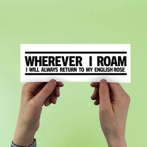 The Jam inspired Sticker! 'English Rose' The Gift, Paul Weller, All Mod Cons - Imagen 1 de 2