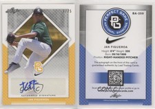 2016 Leaf Perfect Game National Showcase Yellow /25 Jan Figueroa #BA-259 Auto