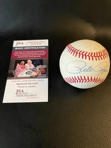 Pete Rose Autographed MLB Signed Baseball JSA Authentication (AU57519) - Picture 1 of 3
