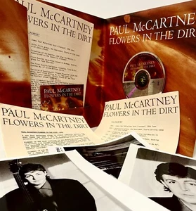 Beatles Paul Mccartney Flowers In The Dirt Press Pack 1989 (Photos Interview CD) - Imagen 1 de 12