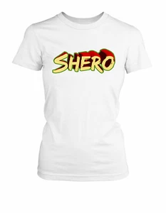 Shero Super Hero Believe in Yourself Tee Shirt  Ladies - Picture 1 of 1